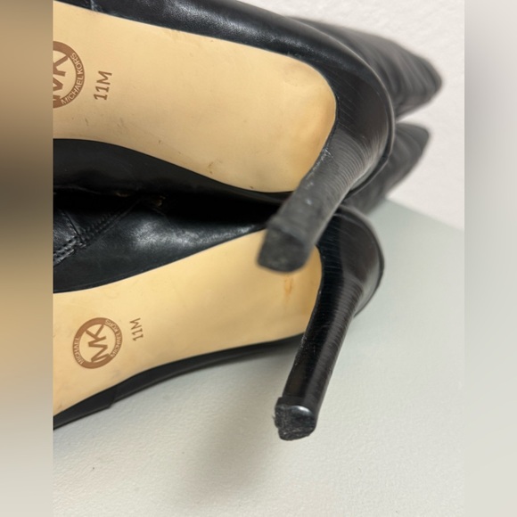 Michael Kors stiletto black leather boots size 11 - Picture 13 of 15